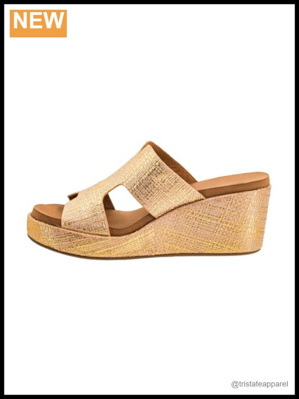 Platform Wedge Sandals Peep Toe Slingback Hook & Loop EVA Foam Cork Sole